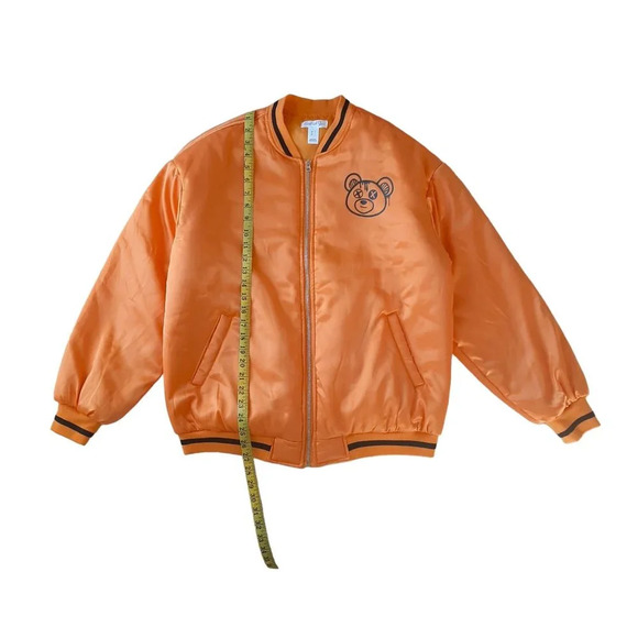 Birch and Stone Orange M Bear Bomber Jacket in Small - Picture 10 of 12